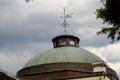Dome atop Quincy Market building at Faneuil Hall Market with cow weathervane. Boston, MA.