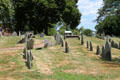 Tombstones of Copp's Hill Burial Ground. Boston, MA.