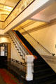 Staircase at Peabody Museum at Harvard. Cambridge, MA.