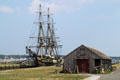 Friendship of Salem & rigging shed run by NPS. Salem, MA.