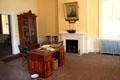 Upstairs office in Salem Custom House Museum by NPS. Salem, MA.