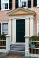 Front door of Hawkes House. Salem, MA.