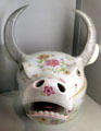 Chinese porcelain ox-head tureen at Peabody Essex Museum. Salem, MA