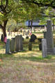 Hancock Cemetery resting place of Colonists & Patriots. Quincy, MA.