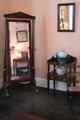 Mirrors & washstand in rear bedroom at Nichols House Museum. Boston, MA.