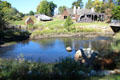 Saugus Iron Works was first successful foundry in America & made first silver coins in New England. Boston, MA.
