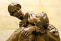 Detail of Civil War Army Nurses monument at Massachusetts State House. Boston, MA.