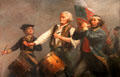 Details of Spirit of 1776 painting by Archibald Willard at Abbot Hall. Marblehead, MA.