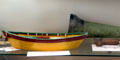 Model of Grand Banks fishing dory at Abbot Hall. Marblehead, MA.