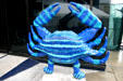Crystal Blue Crab by Paula Baziz & Elana Baziz. Baltimore, MD.