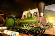 Lion Locomotive pulled lumber to sawmills for nearly fifty years in Maine State Museum. Augusta, ME.