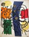 Girl with Plant painting by Fernand Leger at Detroit Institute of Arts. Detroit, MI