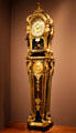 Pedestal clock from France at Detroit Institute of Arts. Detroit, MI.