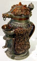 Dancing Bear tankard from Germany at Detroit Institute of Arts. Detroit, MI.