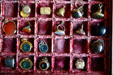 Selection of watch fobs in Grimm Jewelry Store at Greenfield Village. Dearborn, MI.