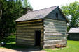 William Holmes McGuffey log cabin birthplace where the author of the "Eclectic Readers" was born, moved from Washington County, PA to Greenfield Village. Dearborn, MI.
