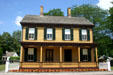 Sarah Jordan Boarding House where a dozen of Edison's male workers roomed, moved from Menlo Park, NJ to Greenfield Village. Dearborn, MI.