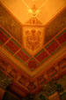 Ceiling of Supreme Court chamber of Michigan State Capitol. Lansing, MI.