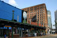 Streetcar shelter in entertainment district. Minneapolis, MN.