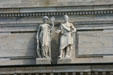 Carved classical figures on Minnesota State Capitol. St. Paul, MN.