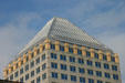 St Paul Travelers Building pyramidal roofline. St. Paul, MN.