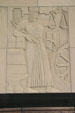 Art Deco relief of law & order, education, commerce & industry by Lee Lawrie on St. Paul City Hall. St. Paul, MN.