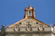 Terra-cotta roof of Mayo Clinic Plummer Building. Rochester, MN.