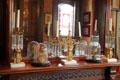 Girandoles on parlor mantle at Campbell House Museum. St. Louis, MO.