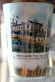 Administration Building souvenir beaker from 1904 St. Louis World's Fair at Chatillon-DeMenil Mansion. St. Louis, MO.