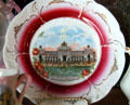 Palace of Liberal Arts souvenir plate from 1904 Louisiana Purchase Exposition at Chatillon-DeMenil Mansion. St. Louis, MO.
