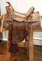 Cavalry saddle at Jefferson Barracks Military Museum. St. Louis, MO.