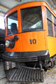 St Louis Waterworks Railway #10 Interurban Car by St. Louis Car Co. at St. Louis Museum of Transportation. St. Louis, MO.