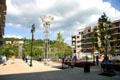 Lamp stands along walkway at Branson Landing. Branson, MO.