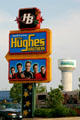 Show sign with Branson watertower. Branson, MO.