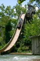 Water flume ride at Silver Dollar City. Branson, MO.