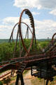 Roller coaster at Silver Dollar City. Branson, MO.