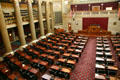 Legislative chamber at Missouri State Capitol. Jefferson City, MO.