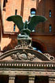 Eagle statue over door of 20 West 9th St. Building. Kansas City, MO.