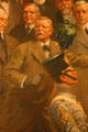 Teddy Roosevelt detail of Panthéon de la Guerre mural after French original by Daniel MacMorris at Liberty Memorial. Kansas City, MO.