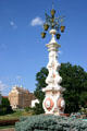 Replica of fountain of light from Seville, Spain Country Club Plaza. Kansas City, MO.
