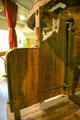 Salvaged tiller of Arabia at Steamboat Arabia Museum. Kansas City, MO.