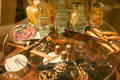Collection of everyday goods found in wreck at Steamboat Arabia Museum. Kansas City, MO.