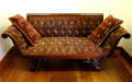 Settee from Mark Twain's Hartford, CT home at Mark Twain Memorial Shrine. MO.