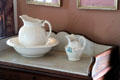 Wash basin & pitcher at Beauvoir. Biloxi, MS.