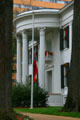 Portico of Mississippi Governor's Mansion. Jackson, MS.