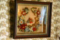 Victorian wreath in Manship House. Jackson, MS.