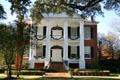 Rosalie built by Peter Little, overlooks Mississippi near site of Natchez Indians' massacre of French at Fort Rosalie & was headquarters of Union Army during Civil War. Natchez, MS.