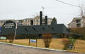 Vicksburg Battlefield Museum in building shaped like Civil War ironclad gunboat. Vicksburg, MS.