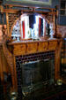Music room fireplace in Copper King Mansion. Butte, MT.