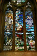 Moses stained glass window of Cathedral of Saint Helena. Helena, MT.